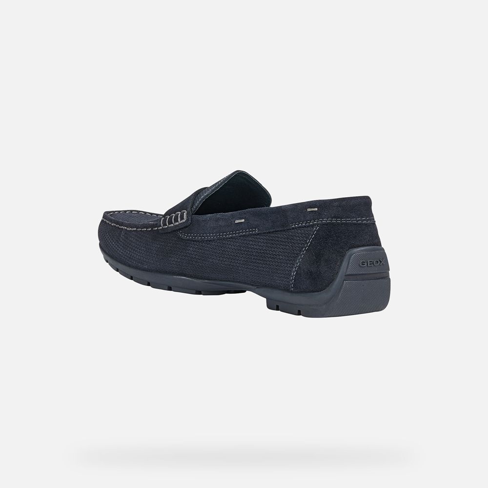 Geox Erkek Loafers Lacivert - Moner 2Fit - USF-735142